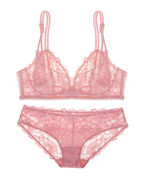 Ladies Stunning Bralette Features Sexy Floral Lace Bra Sets __HER-BR005