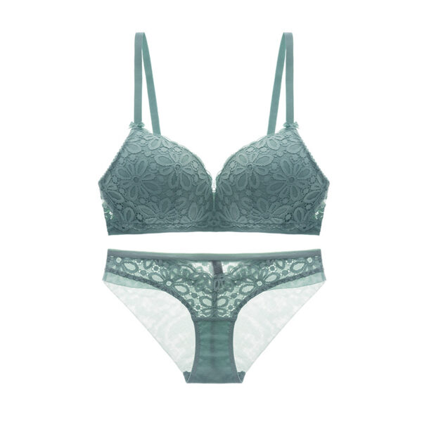 Women Push Up Lace Padded Bra Set Underwear __HER-BR014