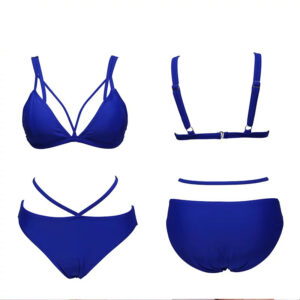 Sexy Halter Caged Bandage String Bikini Set Bikini___WSW-TB009