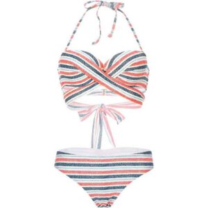 Halter design Front cross Tie Bikini Set___WSW-TB016