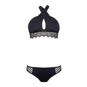 Halter design Front cross Sexy Bikini Swimwear___WSW-TB019