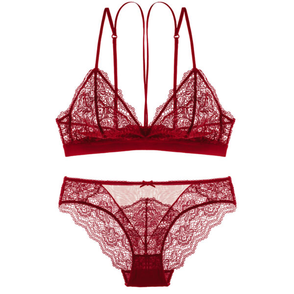 Sexy Bralette Features Foral Lace Lingerie Bra Sets__HER-BR001