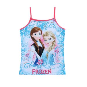 Scoop Neckline Disney Character Style Tank Top For Girls __GSP374-3