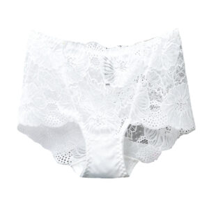 Sexy Floral Lacy High Waist Boy Brief Panties For Women__HER-AL015
