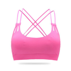 Ladies Cross Back Halter Feature Sports Bra__HER-SBA019